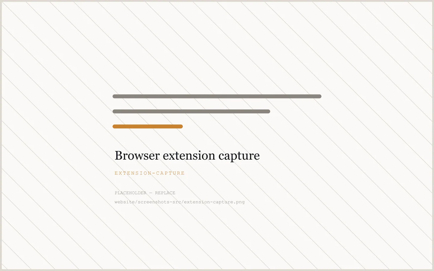 Placeholder: the browser extension capture panel is not photographed yet.