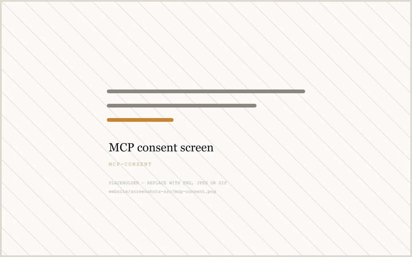 Placeholder: the MCP consent screen is not photographed yet.
